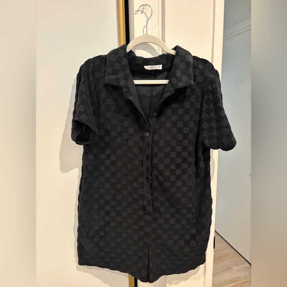 Terry cloth jumpsuit